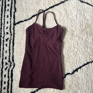 Lululemon align tank maroon NWOT
